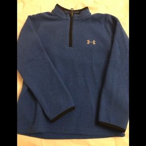 Boys Under Armour Fleece, sz 7, pullover w/zipper